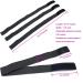 BLUPLE 3 PCS Adjustable Elastic Wig Bands with Velcro - Edge Laying Bands for Lace Melting & Comfort - Black (3 PCS) - Buy Online on GoSupps.com