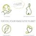 Simply Gentle 100g Organic Cotton Folds - Eco-Friendly Sustainable & Soft | International Shipping - Buy Online on GoSupps.com