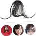 DOITOOL Piece Clip in Bangs Hair Toppers for Women Real Human Hair Black Curtains Hair Extensions Real Human Hair Wispy Fringe Bangs Hair Clip Wig Clip in Hair Extensions Miss Mini medium Black - Buy Online on GoSupps.com