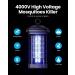 Gaiatop 4000V Bug Zapper Outdoor | Waterproof Electric Mosquito Killer for Home Backyard Patio - Black - Buy Online on GoSupps.com