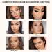 Eyebrow Stamp Stencil Kit - Long Lasting Waterproof Brow Shaping Tool with 10 Styles Reusable Stencils (Dark Brown) - Buy Online on GoSupps.com