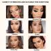 Long Lasting Eyebrow Stamp Stencil Kit with 10 Styles Reusable Stencils - Light Brown | Waterproof Brow Shaping Tool Kit - Buy Online on GoSupps.com