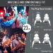 High Fidelity Concert Ear Plugs - 2 Pairs Silicone Noise Reduction Earplugs for Musicians Festivals DJs & Raves - 23dB Hearing Protection (Black - Buy Online on GoSupps.com