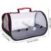 Pet Birds Bag Lightweight Bird Carrier PVC Transparent Travel Cage Foldable Ventilation Pet Bird Travel Backpack Breathable Bird Travel Cage Portable Travel Bird Cage with Perch Wooden Stick (red) - Buy Online on GoSupps.com