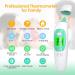 Infrared Digital Ear and Forehead Thermometer by KKmier | Non Contact Medical Temperature Thermometer with High Temperature Alarm | CE Certified - Buy Online on GoSupps.com