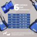 Nature PET Carrier for Dogs - Stair Aid with Carrying Strap - Ideal for Older Sick or Post-Op Dogs - Dog Lifting Belt (M Blue) | International Shipping - Buy Online on GoSupps.com