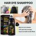 Black Hair Dye Shampoo - 3 in 1 Color Shampoo for All | 100% Gray Coverage Herbal & Ammonia-Free Long Lasting for Women & Men - Buy Online on GoSupps.com