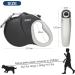 Fida Retractable Dog Lead Extendable 8m Heavy Duty Pet Walking Leash for Medium Large Dog up to 50kg Tangle Free. One-Hand Brake Dog Leads Strong Retractable for Large Breed Dogs - Black 8m (pack of 1) Black - Buy Online on GoSupps.com
