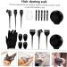 Mikinona 1 Set Hair Coloring Tools Hairdressing Clips Hair Mixing Bowl Hair Tinting Bowl Hair Color Brush Dye Mixing Bowl Professional Styling Tools Hair Coloring Kit Plastic Hair Dye Cloak - Buy Online on GoSupps.com