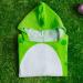 Soft Terry Baby Bathrobe & Shoes Set | Comfortable Hooded Shower Coat for Boys & Girls | Cute Fleece Wrap with Belt - 55x115cm Green - Buy Online on GoSupps.com