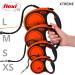 Flexi Xtreme Tape Orange & Black Large 8m Retractable Dog Leash/Lead for dogs up to 55kgs/121bs Orange & Black Large (8m) - Buy Online on GoSupps.com