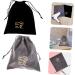 Gogogmee 2pcs Hair Dryer Bag Storage Bags Makeup Travel Bag Multifunctional Drawstring Bags Velvet Bag - Buy Online on GoSupps.com