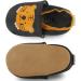 Soft Leather Baby Shoes | Non-Slip Rubber Soles | Newborn Cartoon Prewalker Sneakers | 0-24 Months | Black Tiger - Buy Online on GoSupps.com