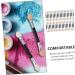 Angoily 40pcs Latex Eye Shadow Stick Sponge Prom Cosmetics Eye Shadows Brush Miss Long Handle Makeup Tools - Buy Online on GoSupps.com