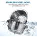 All for Paws Height Adjustable Stainless Steel Cat Elevated Bowls - Raised Cat Feeder for Mess Proof Pet Feeding - Dishwasher Safe Small - Buy Online on GoSupps.com
