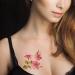 DopeTattoo 6 Sheets Flower Hibiscus Temporary Tattoos for Adults and Kids - Tropical Plant Stickers for Arms, Legs, Chest, and More - Buy Online on GoSupps.com