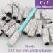 C&I Nail Drill Bit Slim Sanding Bit Slim Mandrel E-File Fit for 0.01 inch Sanding Bands Spring Plate Design Professional Drill Mandrel for Acrylic Nails Gel Manicures Pedicures Tools (Blue) - Buy Online on GoSupps.com