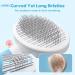ZIMCATE Cat & Dog Brush - Ergonomic One-Click Cleaning Tool for Short & Long-Haired Pets Ideal for Rabbits - Blauer See Wool Brush - Buy Online on GoSupps.com
