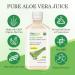 AloeCure Organic Aloe Vera Juice - 12 Bottle Sample Pack - Grape Lemon Natural Flavor 12x500ml - Buy Online on GoSupps.com