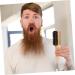 Beavorty Double-Sided Beard Brush & Cosmetics Kit | Men's Grooming Set | European Beech Comb Gift for Men | 23x5.8x4.5cm - Buy Online on GoSupps.com
