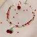 Beaded Cherry Choker Necklace for Women Teen Girls Bohemia Crystsal Bead Choker Sweet Clavicle Chain Jewelry Gift Women Cherry Pendant Necklace Delicate Lightweight and Comfortable Necklace - Buy Online on GoSupps.com