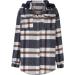 Yihaojia Womens Fashion Cropped Plaid Shacket Jacket Button Down Long Sleeve Crop Shirts Jackets Tops Navy#67 X-Large - Buy Online on GoSupps.com