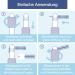 Wellsamed Interdental Brush Holder Mono - Angled Head Silver for Effective Interdental Cleaning | Shop Internationally Today! - Buy Online on GoSupps.com