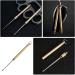 Titanium Alloy Ear Digger Kit - Ear Wax Removal Tool with Keychain | Ear Cleaner and Ear Pick for Earwax Removal - Buy Online on GoSupps.com