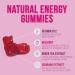 Energy Gummies with Vitamin B12, Green Tea & Guarana Extract - 60 Vegan Gummies for Daily Energy Boost, Raspberry Flavor - Non-GMO & Delicious Chewable Supplement for Men and Women - Buy Online on GoSupps.com