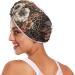 Floral Cheetah Hair Towel 2 Pack | Super Absorbent Quick Dry Hair Turbans for Women & Girls - Buy Online on GoSupps.com
