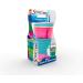 Snackeez Large Travel Snack Cup with Straw - Pink - Pack of 1 - Buy Online on GoSupps.com