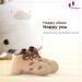 Babyio Anti-Slip Baby Sock Shoes for Boys & Girls | Soft Cotton Toddler Shoes - Brown (2-3 Years) - Buy Online on GoSupps.com