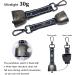 Bear Bells with Whistle and Magnetic Silencer for Outdoor Protection | Carabiner Included for Hiking, Running, Biking, Fishing, Climbing | Camping Safety Gear - Buy Online on GoSupps.com