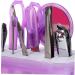 minkissy tool nail trimming kit nail file nail clippers apple shape 9 piece set Clippers Nail set purple cosmetic nail trimmer kit nail nail art kit nail kit de manicura medium Purple - Buy Online on GoSupps.com