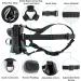 Nasjac Dog Muzzle - Soft Nylon Pet Muzzles for Small Medium Large Dogs - Adjustable Reflective Dog Mouth Cover with Connection Strap Prevents Biting Barking Chewing S Black with Head Strap - Buy Online on GoSupps.com
