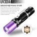 Lightfe UV Flashlight UV301A - 395NM High Performance UV Black Light for UV Glue Mineral Glow Detection & Pet Urine Spotting - International Shipping Available - Buy Online on GoSupps.com