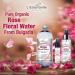 Organic Rose Water 100% Pure Natural Alcohol Free Hydrosol Face & Skin Toner with Storage Gift Box - Buy Online on GoSupps.com