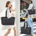 Multifunctional Diaper Bag for Babies - 7 Pieces Large Black Mom Bag with Organizer Portable Diaper Pad & Pacifier Pocket - Ideal for Travel & Hospital - Buy Online on GoSupps.com