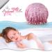 Vtrem Double Layer Waterproof Pink Flamingo Shower Cap - Reusable Bathing Hat for Women - Buy Online on GoSupps.com