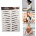 FRCOLOR 27 Sheets Waterproof Eyebrow Stickers Eyebrow Grooming Shaping Sticker Imitation Eyebrow Sticker 3d - Buy Online on GoSupps.com