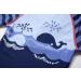 BONVERANO Baby Boys Swimsuit UPF 50+ Long-Sleeve Whale One Piece - Size 3 (3-6 Months) - Buy Online on GoSupps.com