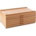 7 Elements 6 Drawer Wooden Artist Storage Supply Box for Pastels  Pencils  Pens  Markers  Brushes and Tools 6-Drawer - Buy Online on GoSupps.com