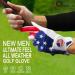 FINGER TEN Golf Gloves 2 Pack Men's Left Hand with Ball Marker, USA Flag Design - Leather, Breathable & Comfortable Weathersof Grip - Sizes S-2XL - White & USA Flag Design - Ideal for Left Hand Golfers - Buy Online on GoSupps.com