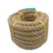 Aoneky Jute Rope - 1.18/1.5 Inch Twisted Hemp Rope for Crafts, Climbing, Anchor, Hammock, Nautical, Cat Scratching Post, Tug of War, Decorate (1 inch x 48 Feet)