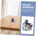 HOOTNEE Crystal Cluster Gem Decor Sparkle Crystal Cluster Adornment Crystal Cluster Ornament Household Colorful 4.00X3.00X3.00CM - Buy Online on GoSupps.com