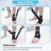 Ankle Brace for Sprained Ankle - Compression Support Sleeve for Achilles Tendonitis & Foot Pain Relief | Unisex Wrap with Strap for Torn Ligaments & Sprains - Buy Online on GoSupps.com