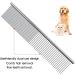 2 Pack Stainless Steel Pet Grooming Comb Set for Dogs and Cats by Petsvv - Buy Online on GoSupps.com