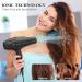 JIAABCHOMO Professional 2500W Ionic Hair Dryer with Diffuser, Brush, and Nozzle - Fast Drying, 2 Speeds, 3 Heat Settings, Cool Button - Hairdryer for Women - Buy Online on GoSupps.com