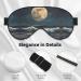 Moon and Sea Print Double-Sided Eye Mask Soft and Light Blocking for Enhancing Sleep Quality - Buy Online on GoSupps.com