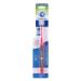 Brilliant Soft Bristle Toothbrush for Adults - Round Brush Head Micro-Fine  Rounded-Tip 360 Degree All Around Bristles  Sensitive Tooth Brush  Oral Hygiene Products  Red  1 Count 1 Count (Pack of 1) Red